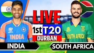 India vs South Africa 1st T20  Live Cricket Match Today  IND vs SA Live Match Today  SA Batting [upl. by Annadroj]