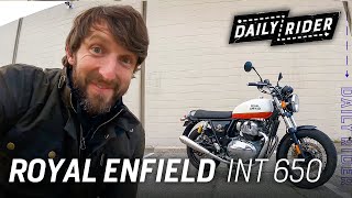 The Budget Bonneville 2021 Royal Enfield Interceptor 650 Review  Daily Rider [upl. by Berthe]