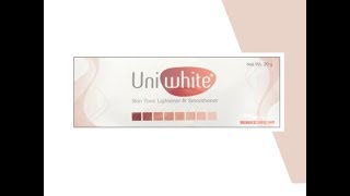 Uniwhite Skin Tone Lightener On ClickOnCarecom [upl. by Yanrahc]