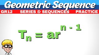 Geometric Sequence grade 12 [upl. by Llewkcor]