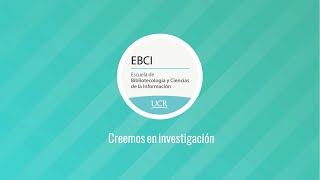 ¡En la EBCI creemos en la investigación [upl. by Engdahl]