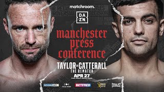 Josh Taylor Vs Jack Catterall 2 Manchester Launch Press Conference [upl. by Teddi]