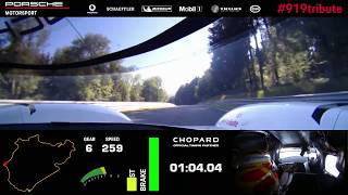 The 919 Tribute Tour Onboard record lap Nordschleife [upl. by Alegnatal461]