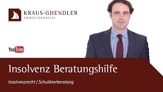 Beratungshilfe für die Regel und Privatinsolvenz║KRAUS Anwaltskanzlei [upl. by Tigdirb]