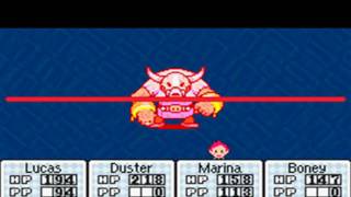 Mother 3  EB 2  Boss 9 Fierce Pork Trooper [upl. by Anairb829]