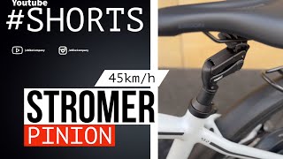 shorts  STROMER ST2 Pinion und Gates Carbon Drive 45 kmh ebike spedelec pinion stromer [upl. by Roots923]