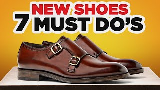 New Leather Shoes 7 MUST DOS Before Wearing [upl. by Kelvin]