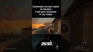 comment the mission name  callofduty ps5 [upl. by Doownyl]