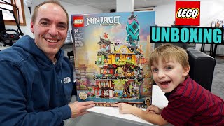 LEGO Ninjago City Gardens Unboxing [upl. by Tada515]