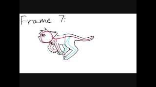 Feline RunCycle Tutorial w Bone Structure Method [upl. by Elynad750]