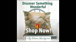 Shop Cozy Comforts from MyUrbanBackyardcom 🎁 GiftShop UniqueGifts holidayshopping birds [upl. by Philemon]