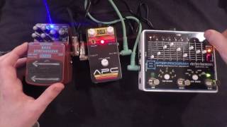 Synthrotek APC with EHX 8 Step Program and Behringer BSY600 Bass Synthesizer [upl. by Origra]