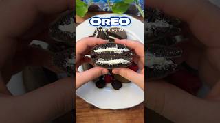 Oreo Dorayaki😍 easyrecipe cake shorts [upl. by Damaris]