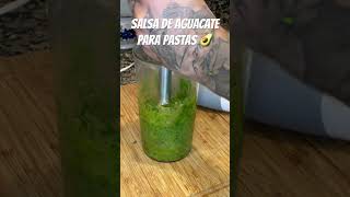 SALSA DE AGUACATE CASERA 🥑 ¡PARA PASTAS [upl. by Relyuhcs]