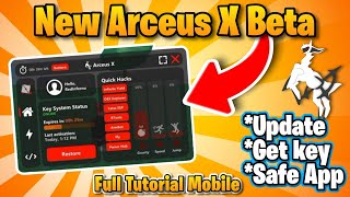 MOBILE Download Arceus X Beta Executor Roblox and Update Get Key Tutorial 2023  No virus 100 [upl. by Yntirb]