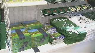 Patrons spend top dollars at Masters golf shop [upl. by Sallad341]