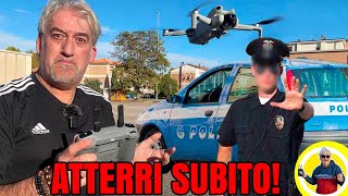 POLIZIA quotFACCIA ATTERRARE SUBITO il suo DRONEquot ECCO COSA SUCCEDE [upl. by Monda181]