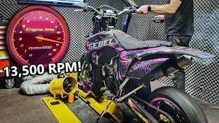 KTM 125 ON DYNO How Fast Is It [upl. by Zoara732]