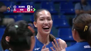 Thea Gagate SHOWS STRENGTH for ZUS Coffee vs Akari 💪 202425 PVL ALLFILIPINO CONFERENCE [upl. by Nylauqcaj]