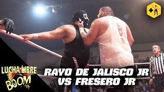 Canek Rayo de Jalisco y Pirata Morgan vs Negocio Traumado vs Puerquiza Extrema  Lucha Libre Boom [upl. by Esikram]