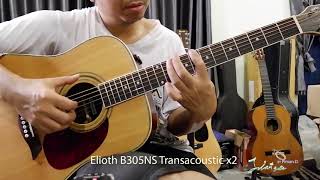 acoustic guitar Elioth B305 NS with Transacoustic x2 [upl. by Teodora]