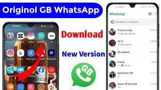 GB Whatsapp New Update Version 2024  GB Whatsapp New Version Update Kaise kare [upl. by Ahnavas407]