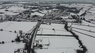 caverswall Stoke on trent in the snow [upl. by Aihsas]