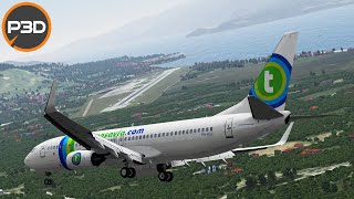 P3Dv5  PMDG 737 NGXU  SAMOS LANDING approach explained [upl. by Daley225]