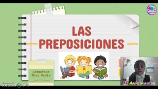 QUE SON LAS PREPOSICIONES GRAMATICA [upl. by Di754]