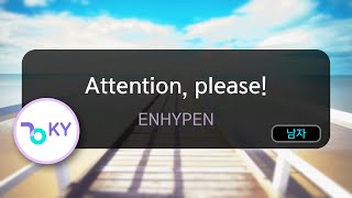 Attention please  ENHYPEN KY75102  KY KARAOKE [upl. by Ilrac]