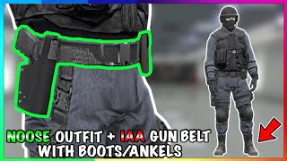 How To Get NOOSESWAT Outfit  IAA Gun Belt GTA Online [upl. by Aurilia]