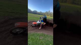 KLX 110 vs crf 125 farm bike testing new field track 👊✊💨 pitbikes klx110 crf125 minibike [upl. by Atikram752]