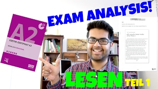 New Goethe Zertifikat A2  Exam Analysis and TIPS 14 LESEN Teil 1 [upl. by Otxis]