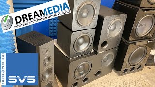 NEW SVS 2000 PRO Subwoofers Side by Side Comparison and Demo [upl. by Nynnahs]