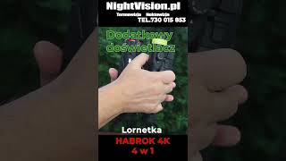 Lornetka obserwacyjna HIKMICRO Habrok 4K HE25LN  Iluminator NOXAR PRO 4w1 nightvision shorts [upl. by Nevet857]