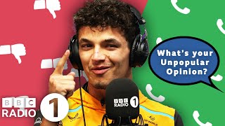 You Know What Youre Wrong Lando Norris plays Unpopular Opinion [upl. by Raouf]