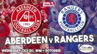 ABERDEEN V RANGERS LIVE WATCH ALONG 745PM [upl. by Mercola167]