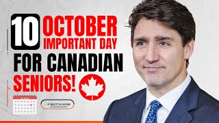 Important Day October 10 Canadian Seniors Receive New Pension Payments  OAS Pension [upl. by Anilem346]