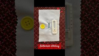 Buttonhole stitching evoracreations buttonholestitching [upl. by Lianna639]