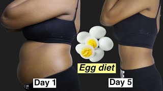 I Tried The Egg Diet For 5 Days Lose 5 kgs in 5 days Weight loss Versatile Vicky [upl. by Raffin791]