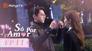 【Episódio 11】Olhando nos olhos um do outro💘Bai Lu quase foi beijado  Só por Amor MangoTVPortuguese [upl. by Aedni194]