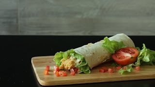 Hähnchen Wrap Rezept [upl. by Keary862]