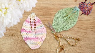 Stricken Lernen für Anfänger Zaubere ein Last Minute DIY Geschenk Kann als Ohrring Brosch [upl. by Nwahsyar]