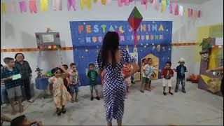 APRESENTAÇÃO JUNINA DO 5° ANO INFANTIL TARDE 2024 [upl. by Eelyr]