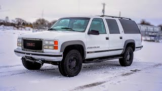 1999 GMC Suburban Camper Walk Around  Overland Build [upl. by Nevear]