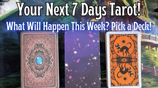 👻 Your Next 7 Days 🔮 Week Ahead Tarot Reading 🎃 Pick a Card [upl. by Nellaf477]