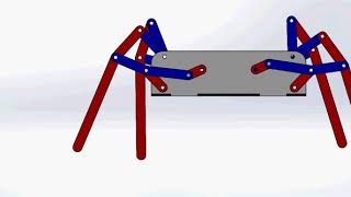 Klann leg mechanism  Solidworks [upl. by Ettennan327]