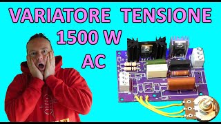 0895 VARIATORE DI TENSIONE AC POTENZA 15 kW in kit DI MONTAGGIO [upl. by Chariot]