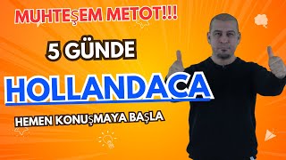 5 GÜNDE B1 HOLLANDACA 1 DERS HOLLANDACA ÖĞRENİYORUM [upl. by Eceertal]