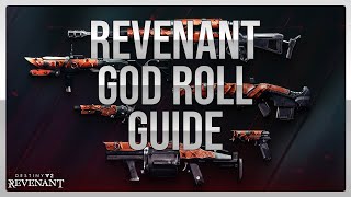 Revenant God Roll Guide [upl. by Reyna32]